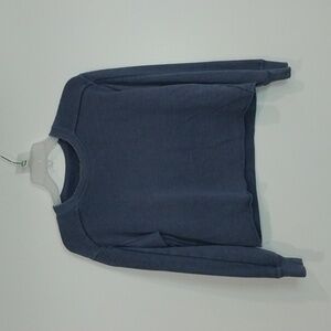 908 aerie blue crop sweatshirt